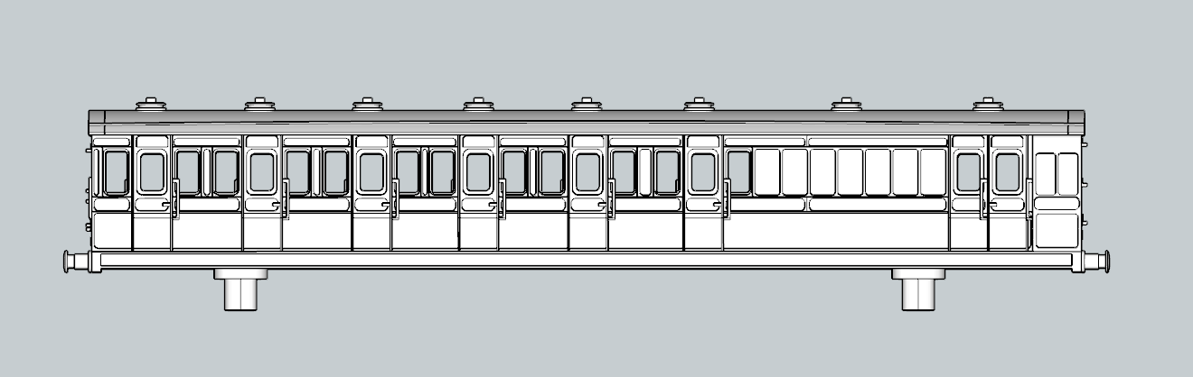(image for) LBSCR Billinton 54ft 6 cmpt Brake Third - d202A